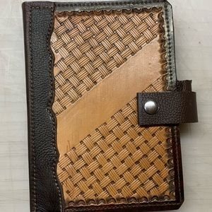 Leather Bible cover and King James Version Bible